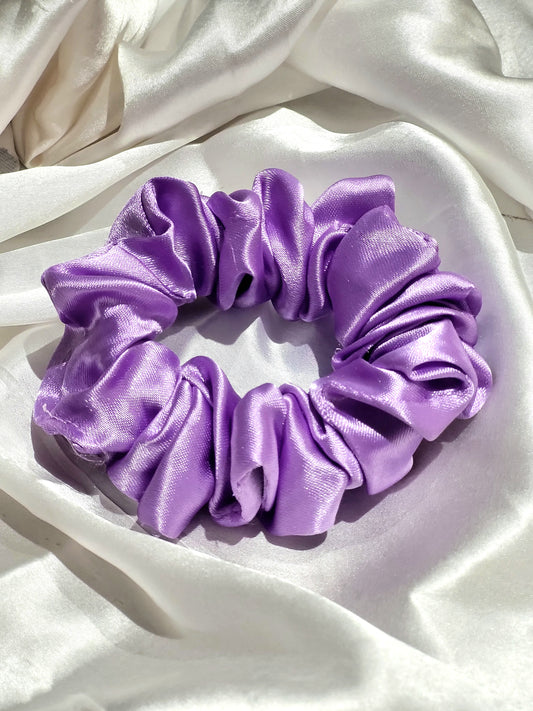 Lilac Dream Satin Scrunchie