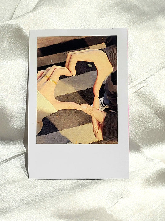 Heart in Hand Polaroid