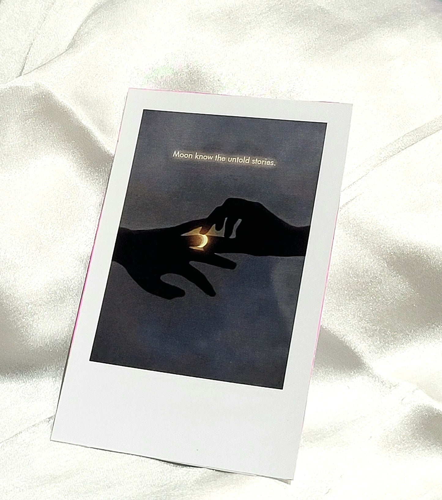 Moonlit Touch Aesthetic Polaroid