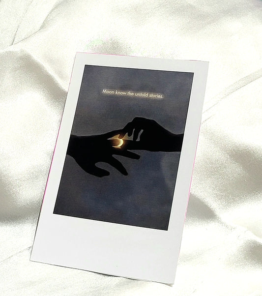 Moonlit Touch Aesthetic Polaroid