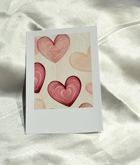 Swirled Hearts – Textured Love Polaroid