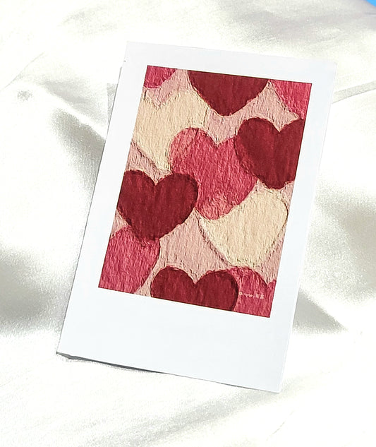 Layers of Love – Heart Art Polaroid