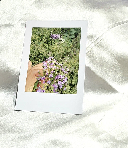 I Purple You – Lavender Love Polaroid