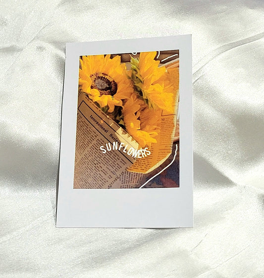 Sunflower Bliss Polaroid