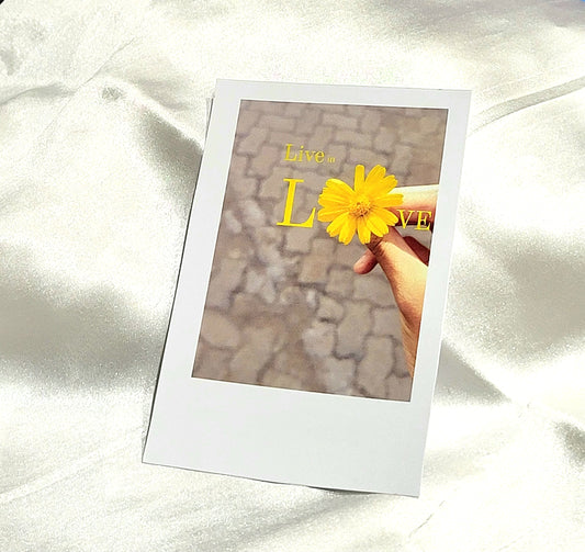 Live in Love Polaroid