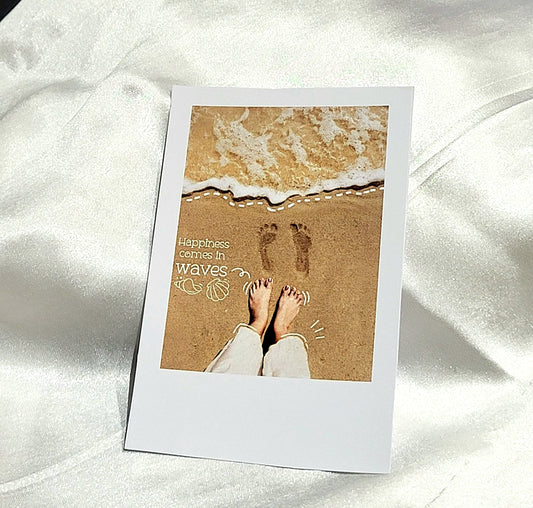 Happiness Waves Polaroid