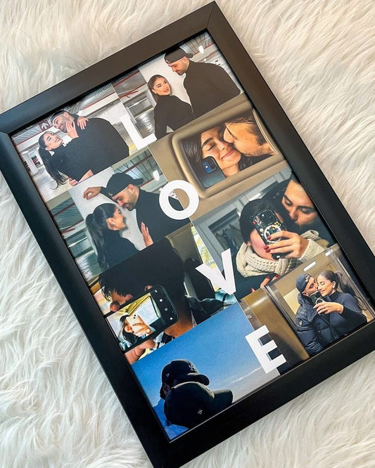 LOVE Collage Photo Frame