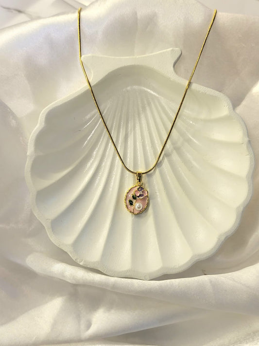 Blush Bloom Anti-Tarnish Necklace