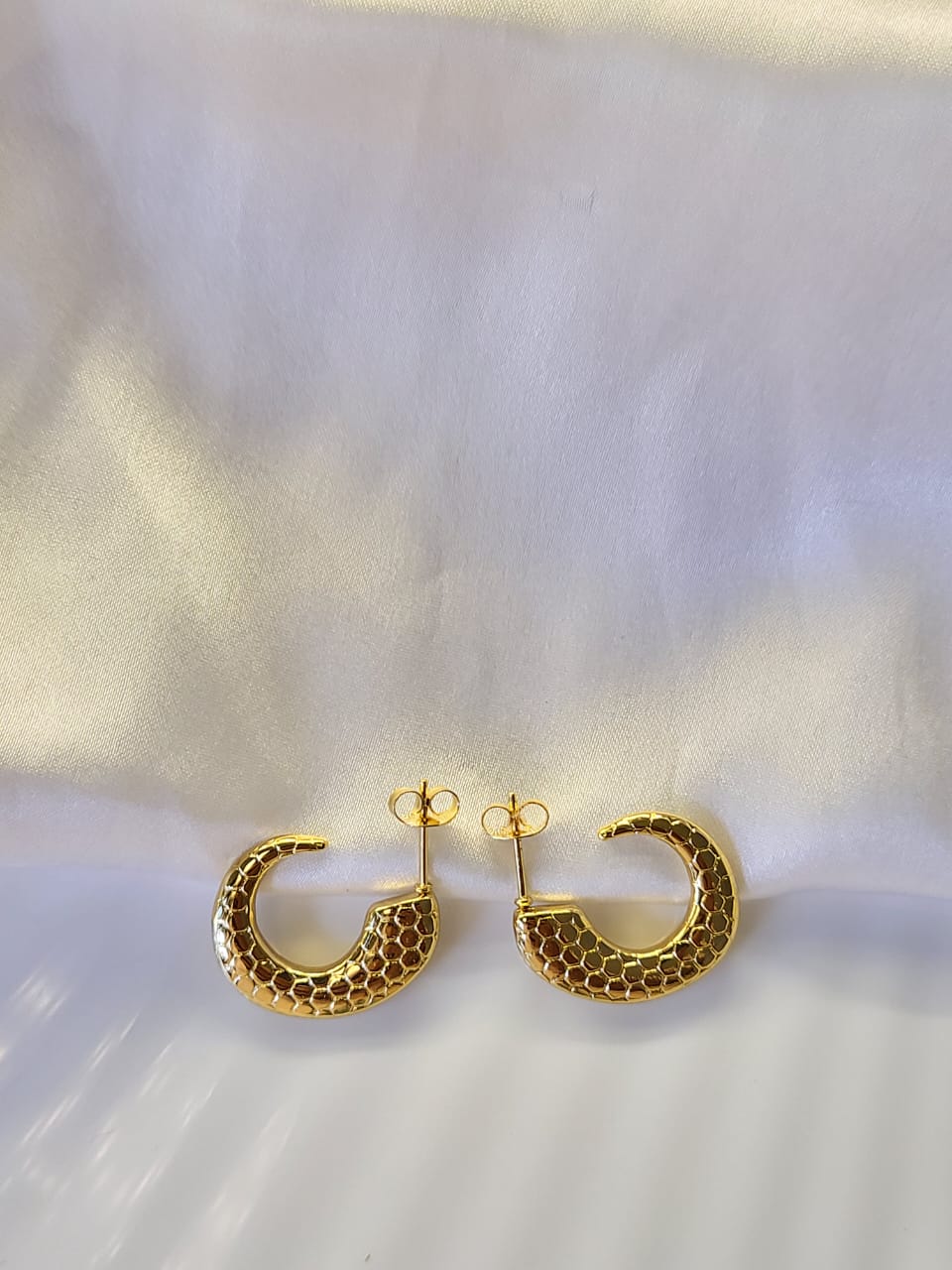 Halo Charm Hoops
