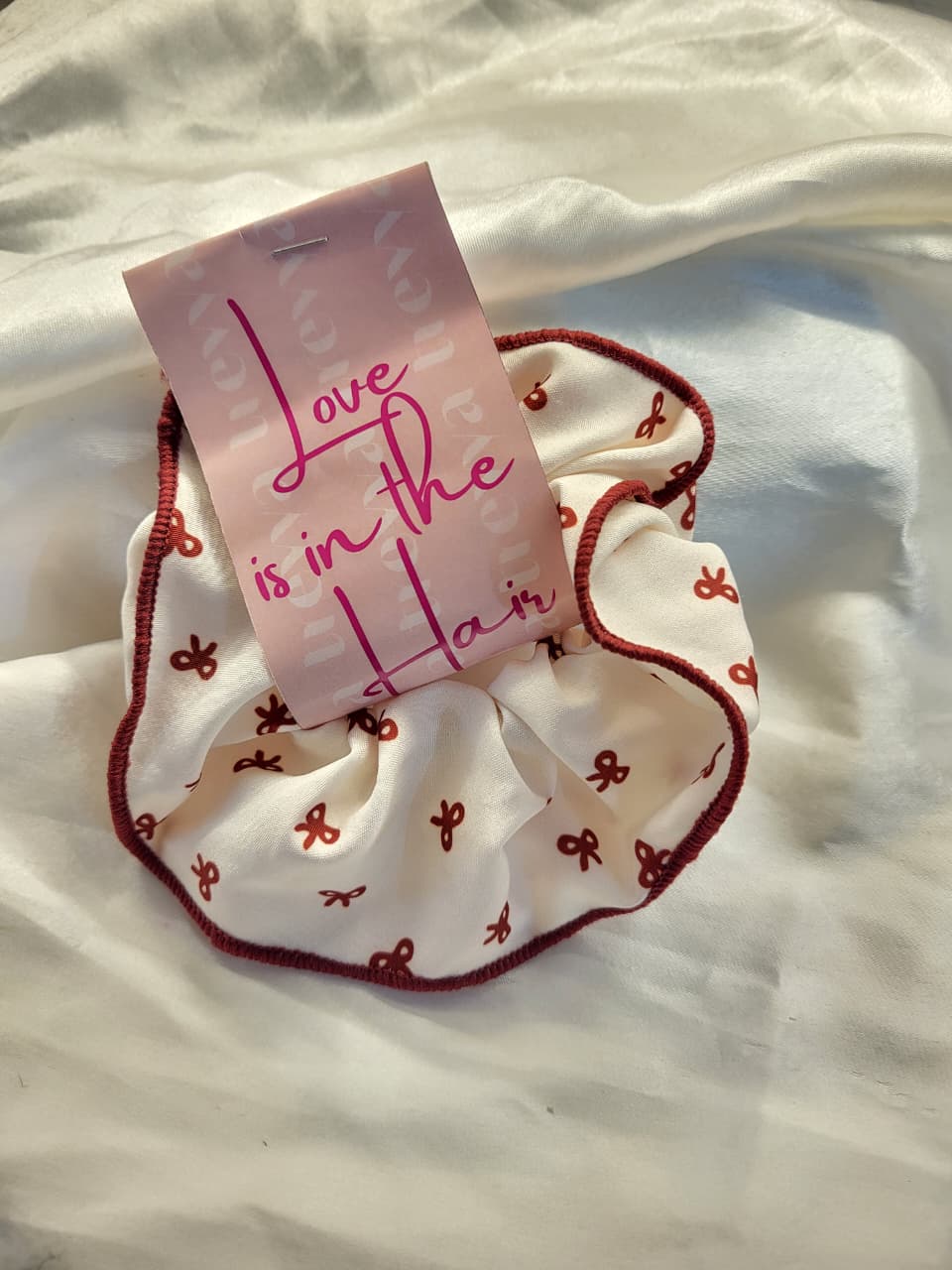 Cherry Bow Delight Scrunchie