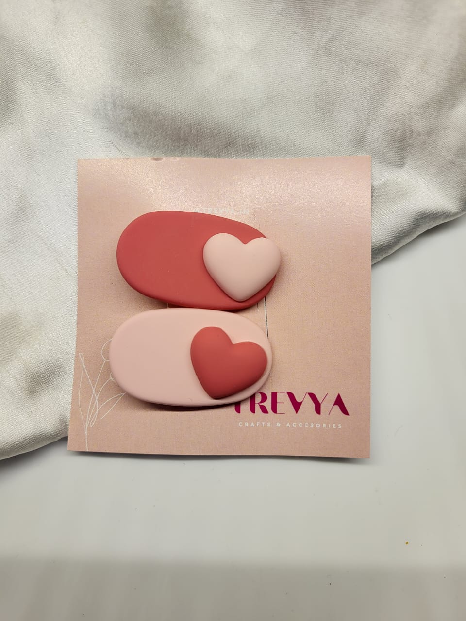 Heart Pop Hair Clips