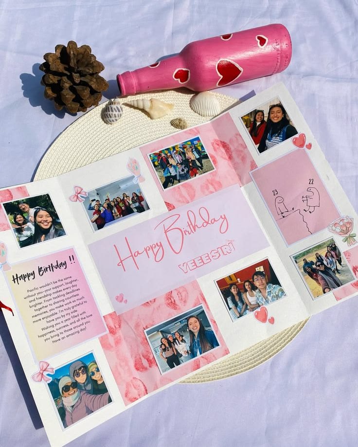 Forever Memories Birthday Scrapbook Card