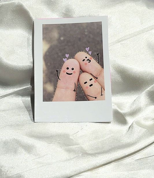Finger Family Love Cute Polaroid