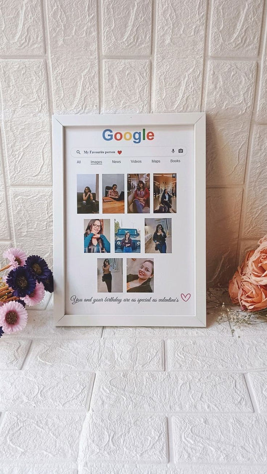 Google-Inspired Personalized Photo Frame