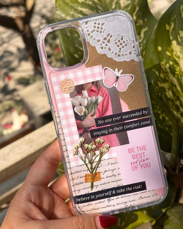 Pink  Handmade Phone Case