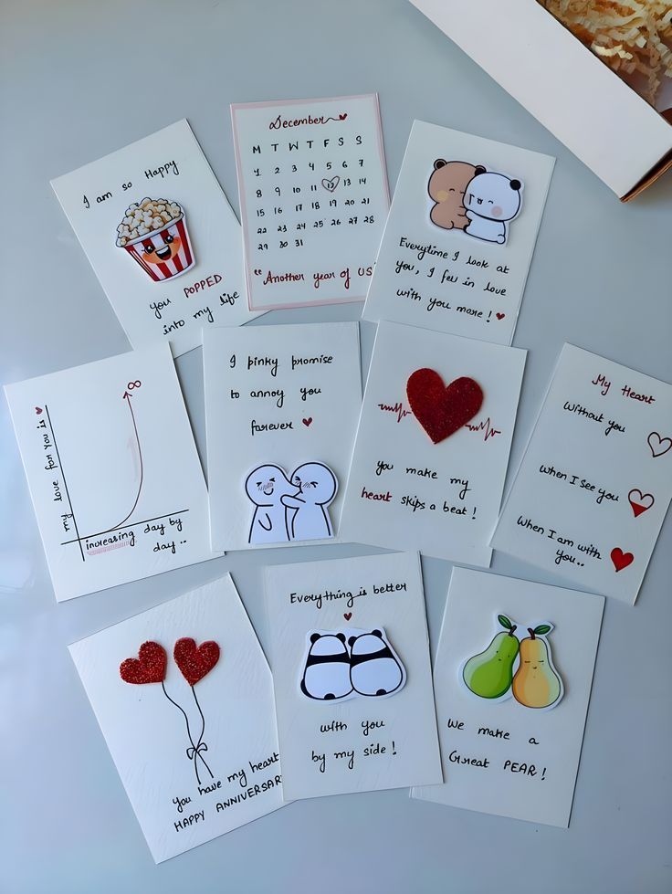 Trevya Love Notes Mini Card Set