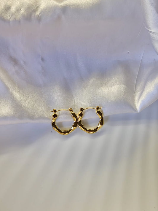 Molten Gold Hoops