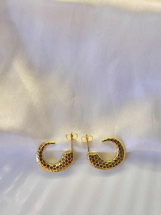 Halo Charm Hoops
