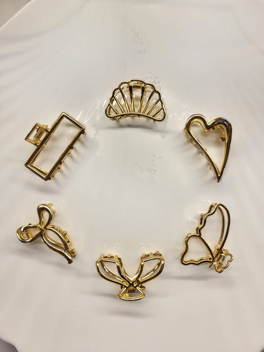 Golden Charm Hair Claw ( 1 PIECE )