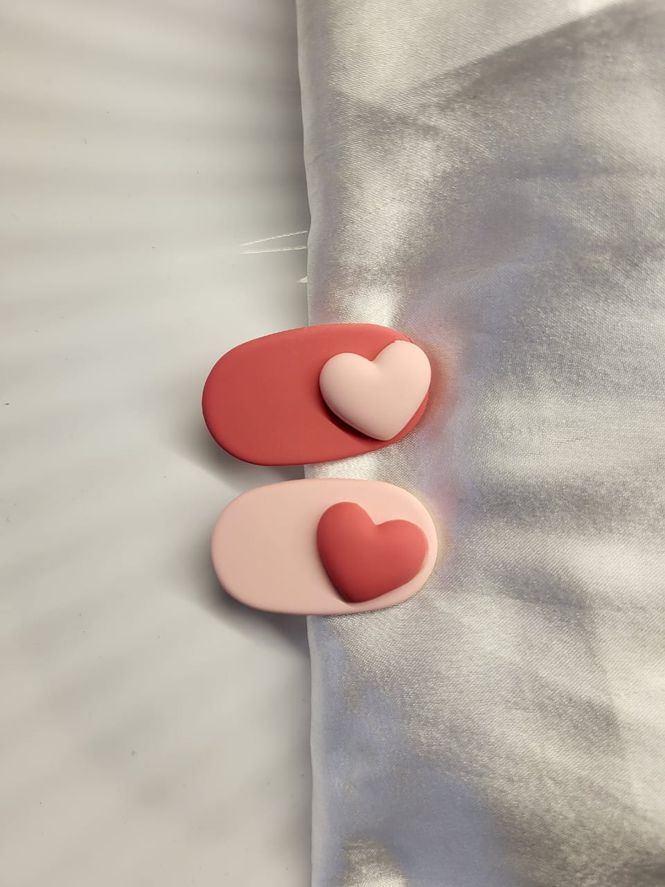 Heart Pop Hair Clips