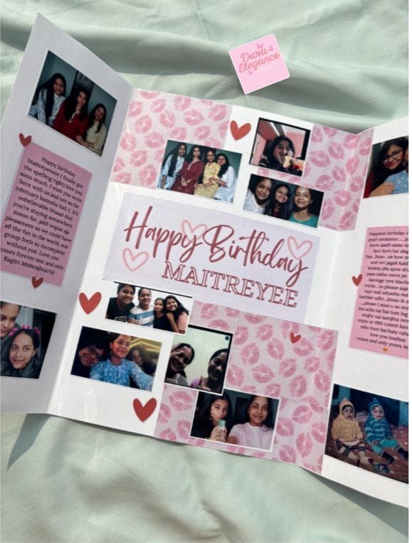 Forever Memories  Birthday Scrapbook Card