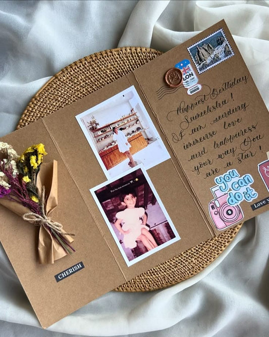 Vintage Photo Scrapbook Card