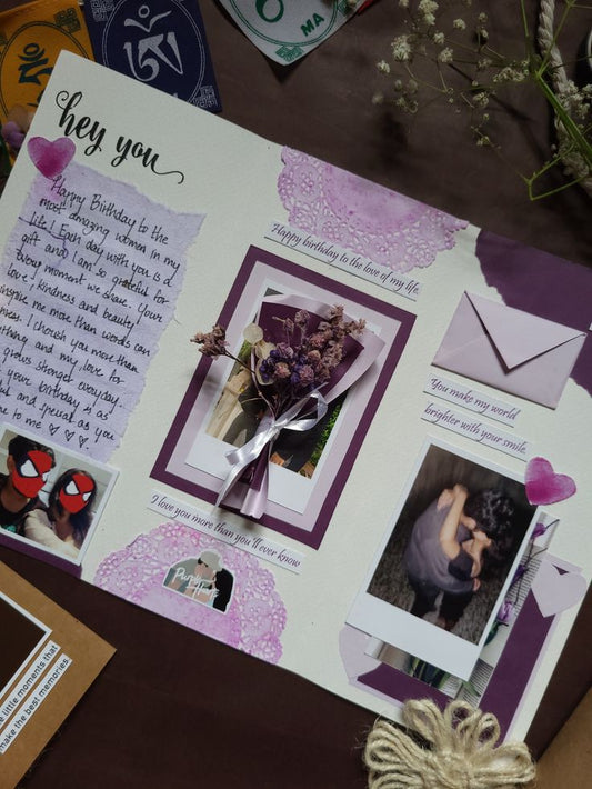Lavender Love Scrapbook
