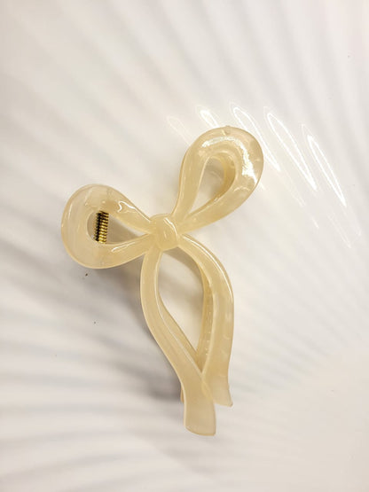 BOW PASTEL HAIR CLAW ( 1 PIECE )