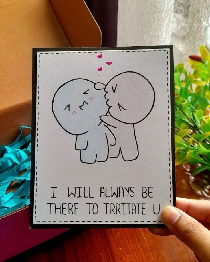 Irritate You Forever Cute Card